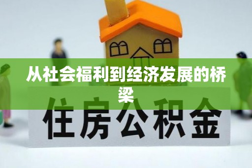 公安从社会福利到经济发展的桥梁