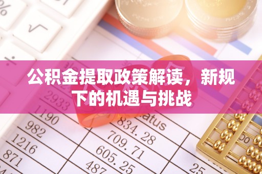 公安公积金提取政策解读，新规下的机遇与挑战