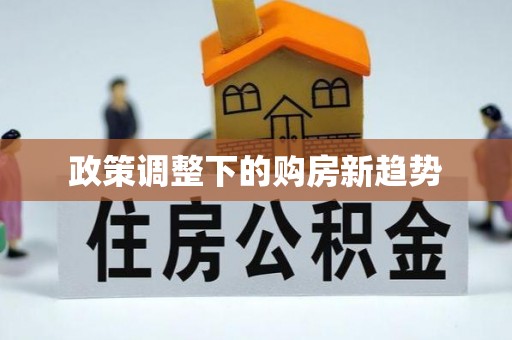 公安政策调整下的购房新趋势