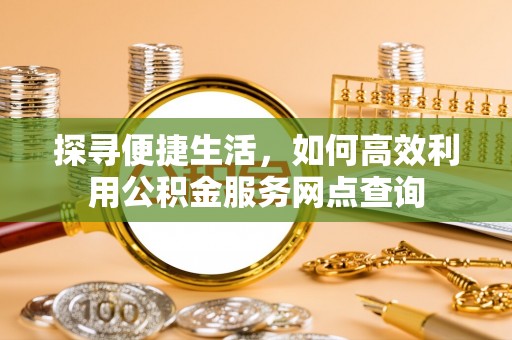 公安探寻便捷生活，如何高效利用公积金服务网点查询