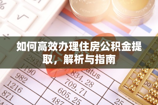 公安如何高效办理住房公积金提取，解析与指南