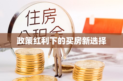 公安政策红利下的买房新选择