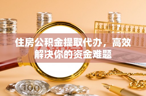 公安住房公积金提取代办，高效解决你的资金难题