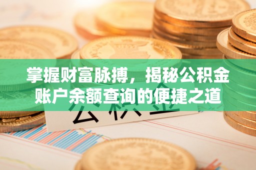 公安掌握财富脉搏，揭秘公积金账户余额查询的便捷之道