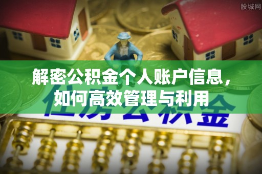 公安解密公积金个人账户信息，如何高效管理与利用