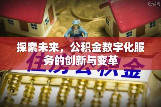 公安探索未来，公积金数字化服务的创新与变革