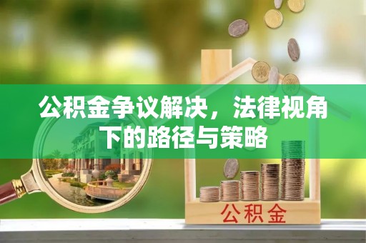 公安公积金争议解决，法律视角下的路径与策略