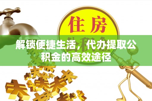 公安解锁便捷生活，代办提取公积金的高效途径