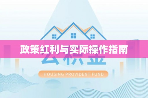 公安政策红利与实际操作指南
