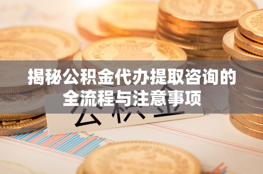 公安揭秘公积金代办提取咨询的全流程与注意事项