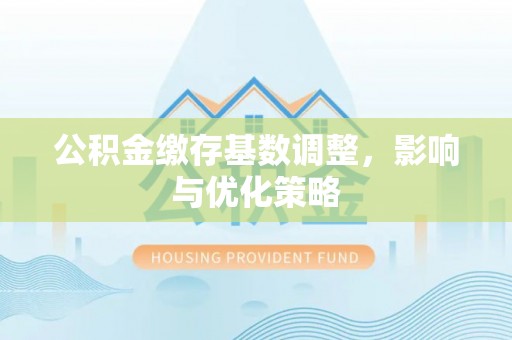 公安公积金缴存基数调整，影响与优化策略